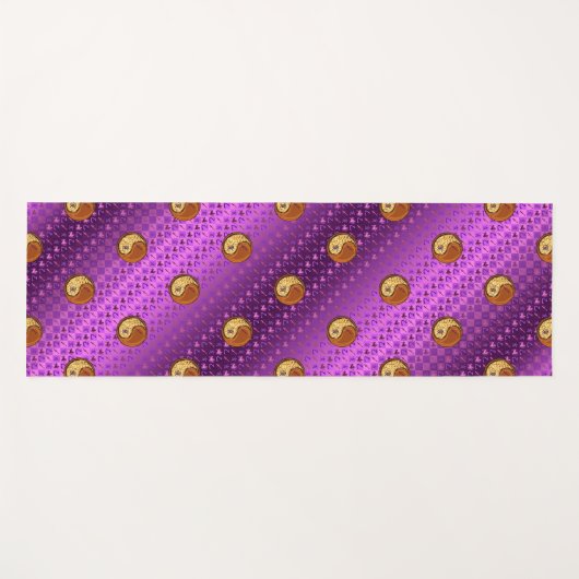 Boogschutter & Hout zwijn Yogamat (Voorkant (horizontaal))