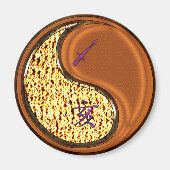 Boogschutter & Houten Everzwijn Magneet (Voorkant)