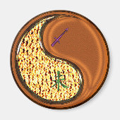 Boogschutter & Houten Geit Magneet (Voorkant)