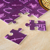 Boogschutter & Houten Haan Legpuzzel (Zijkant)