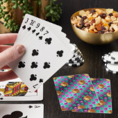 Boogschutter & Houten Hond Pokerkaarten (Insitu)