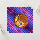 Boogschutter & Houten Os Kaart (Voorkant / Achterkant in situ)