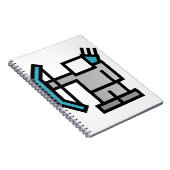 Boogschutter in blauw notitieboek (Rechterzijde)