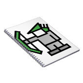 Boogschutter in het groen notitieboek (Rechterzijde)