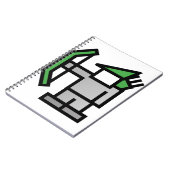 Boogschutter in het groen notitieboek (Linkerzijde)