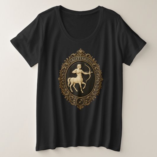 Boogschutter/ Kies je maat Grote Maat T-shirt (Design voorkant)