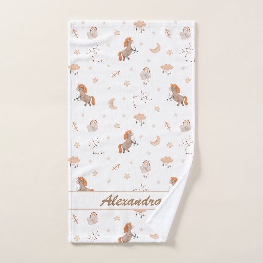 Boogschutter Kind | Schattige & gezellig voor Litt Bad Handdoek (Handdoek)