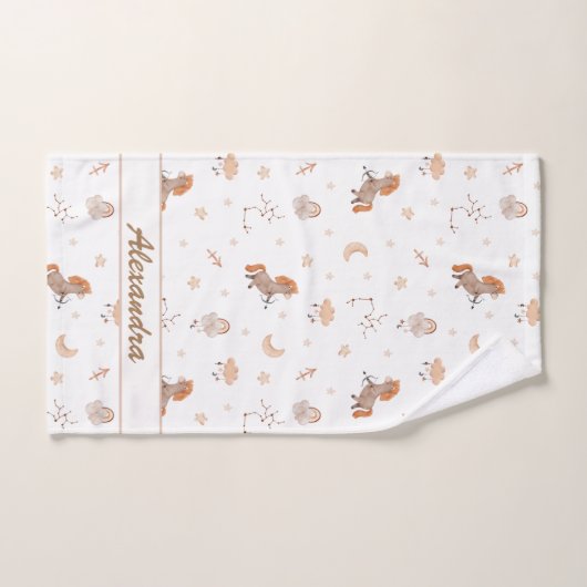 Boogschutter Kind | Schattige & gezellig voor Litt Bad Handdoek (Handdoek)