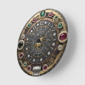 Boogschutter Klok, sterrenbeeld, Steampunk, edelst Ronde Klok (Hoek)