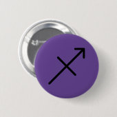 Boogschutter Knop Ronde Button 5,7 Cm (Voorkant /achterkant)