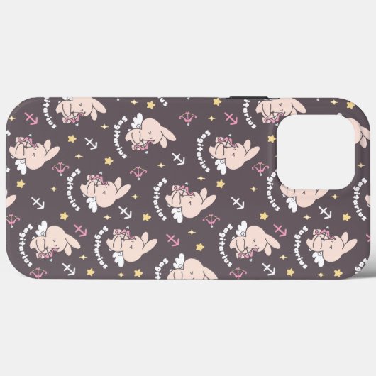 Boogschutter Konijnenpatroon: De Kosmische Dans va Case-Mate iPhone Case (Achterkant (horizontaal))