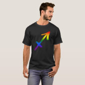 Boogschutter LGBT Zodiac Sign LGBT Rainbow Pride G T-shirt (Voorkant volledig)