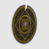 Boogschutter mandala acryl Ornament (voorkant)