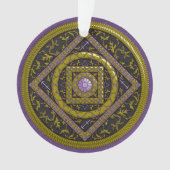 Boogschutter mandala acryl Ornament (voorkant)