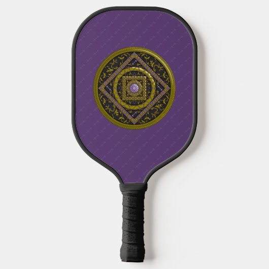 Boogschutter Mandala Pickleball Paddle (Achterkant)