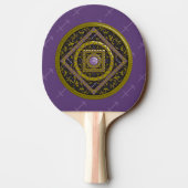 Boogschutter Mandala Ping Pong Paddle Tafeltennisbatje (Achterkant)