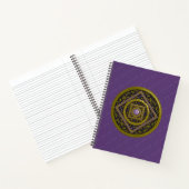 Boogschutter Mandala Spiraal Notebook Notitieboek (Binnen)