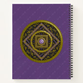 Boogschutter Mandala Spiraal Notebook Notitieboek (Achterkant)