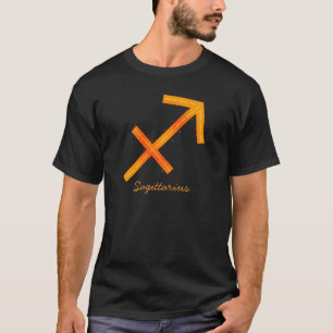 Boogschutter Mannen Shirt - Zwart
