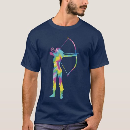 Boogschutter Meisje 80s 90s grappig T-shirt (Voorkant)