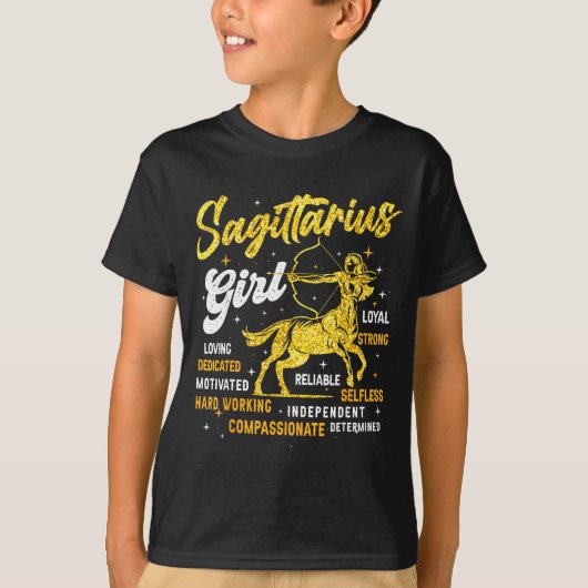 Boogschutter Meisje Koningin Vrouw November Verjaa T-shirt (Voorkant)