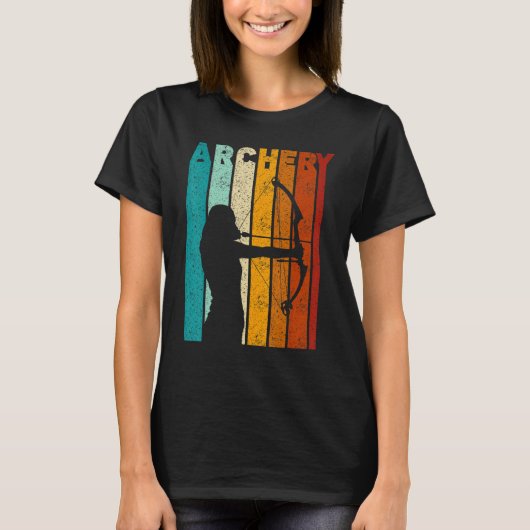 Boogschutter Meisje Sport Boog Jagen Boogschutter T-shirt (Voorkant)