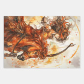 Boogschutter meisje Zodiac verjaardag Inpakpapier Vel (Voorkant 2)