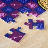 Boogschutter & Metaal Os Legpuzzel (Zijkant)