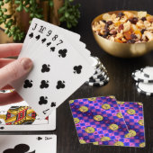 Boogschutter & Metaal Os Pokerkaarten (Insitu)