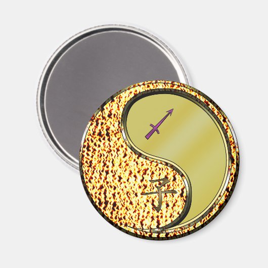 Boogschutter & Metaal Rat Magneet (Voorkant / Achterkant)