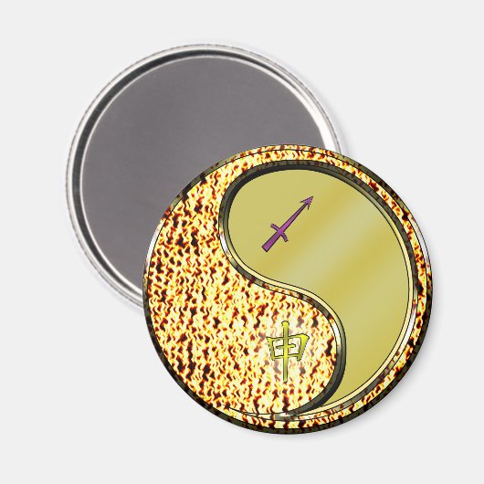 Boogschutter & Metal Monkey Magneet (Voorkant / Achterkant)