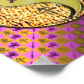 Boogschutter & Metalen Paard Poster (Hoek)