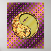 Boogschutter & Metalen Paard Poster (Voorkant)