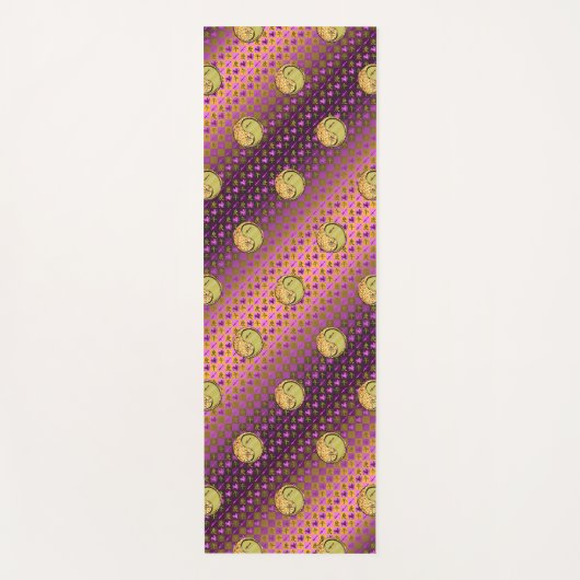 Boogschutter & Metalen Paard Yogamat (Voorkant)