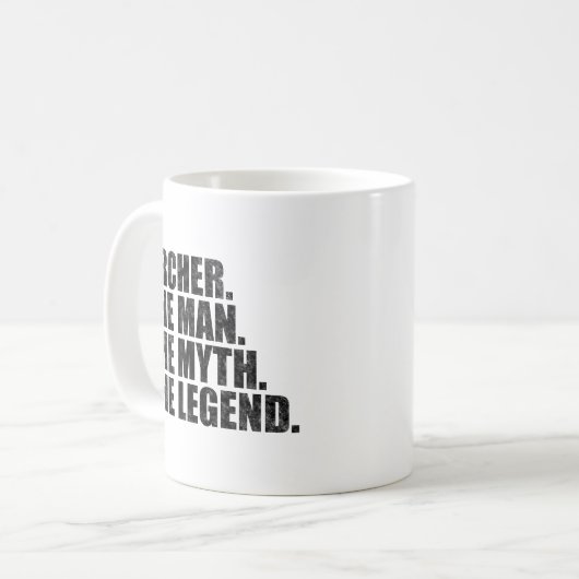 Boogschutter naam, Boogschutter De Man De Mythe De Koffiemok (Voorkant links)