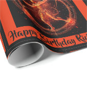 Boogschutter Naam toevoegen Verjaardag Zodiac Gift Cadeaupapier (Rol Hoek)