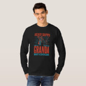 Boogschutter opa zoals een gewone opa maar cooler t-shirt (Voorkant volledig)
