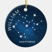 Boogschutter Ornament Gepersonaliseerde Zodiac Gif (Voorkant)