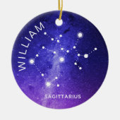 Boogschutter Ornament Gepersonaliseerde Zodiac Gif (Voorkant)