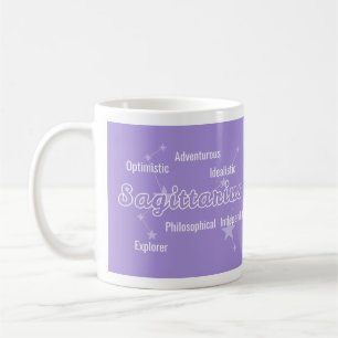 Boogschutter Paarse aquarel astrologie dierenriem Koffiemok