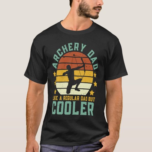 Boogschutter Papa Grappige Vaderdag Boogschutter J T-shirt (Voorkant)