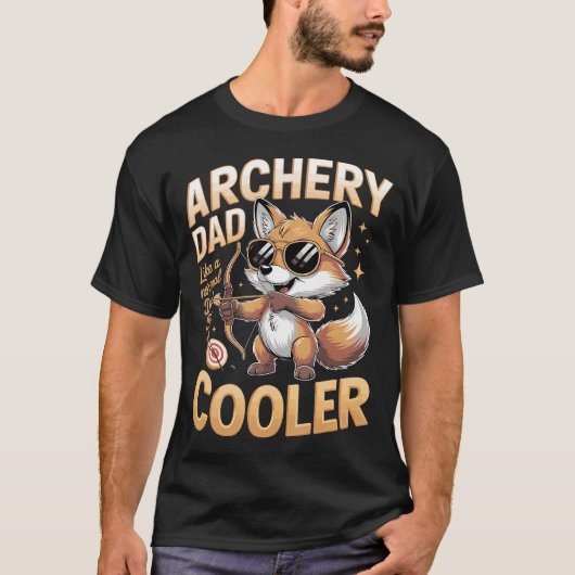 Boogschutter papa zoals een normale papa maar t-shirt (Voorkant)