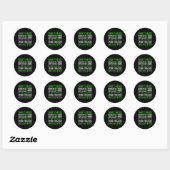 Boogschutter Persoonlijkheid Quote Astrologie Grap Ronde Sticker (Vel)