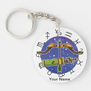 Boogschutter & Ram Acryl Sleutelhanger