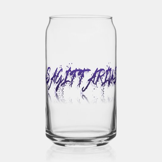 Boogschutter - Reflectie Blikvorm Glas (Voorkant)