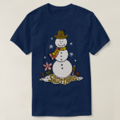 Boogschutter Sneeuwman T-shirt (Design voorkant)