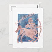 Boogschutter Sterrenbeeld Ansichtkaart Briefkaart (Voorkant / Achterkant)