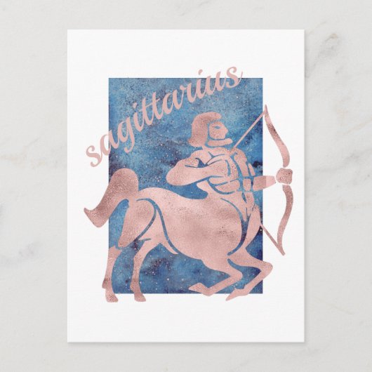 Boogschutter Sterrenbeeld Ansichtkaart Briefkaart (Voorkant)