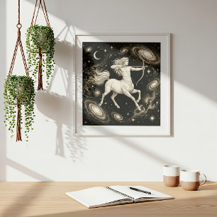 Boogschutter Sterrenbeeld Hemellichamen Astrologie Poster