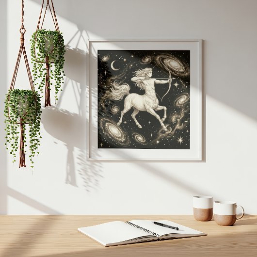 Boogschutter Sterrenbeeld Hemellichamen Astrologie Poster